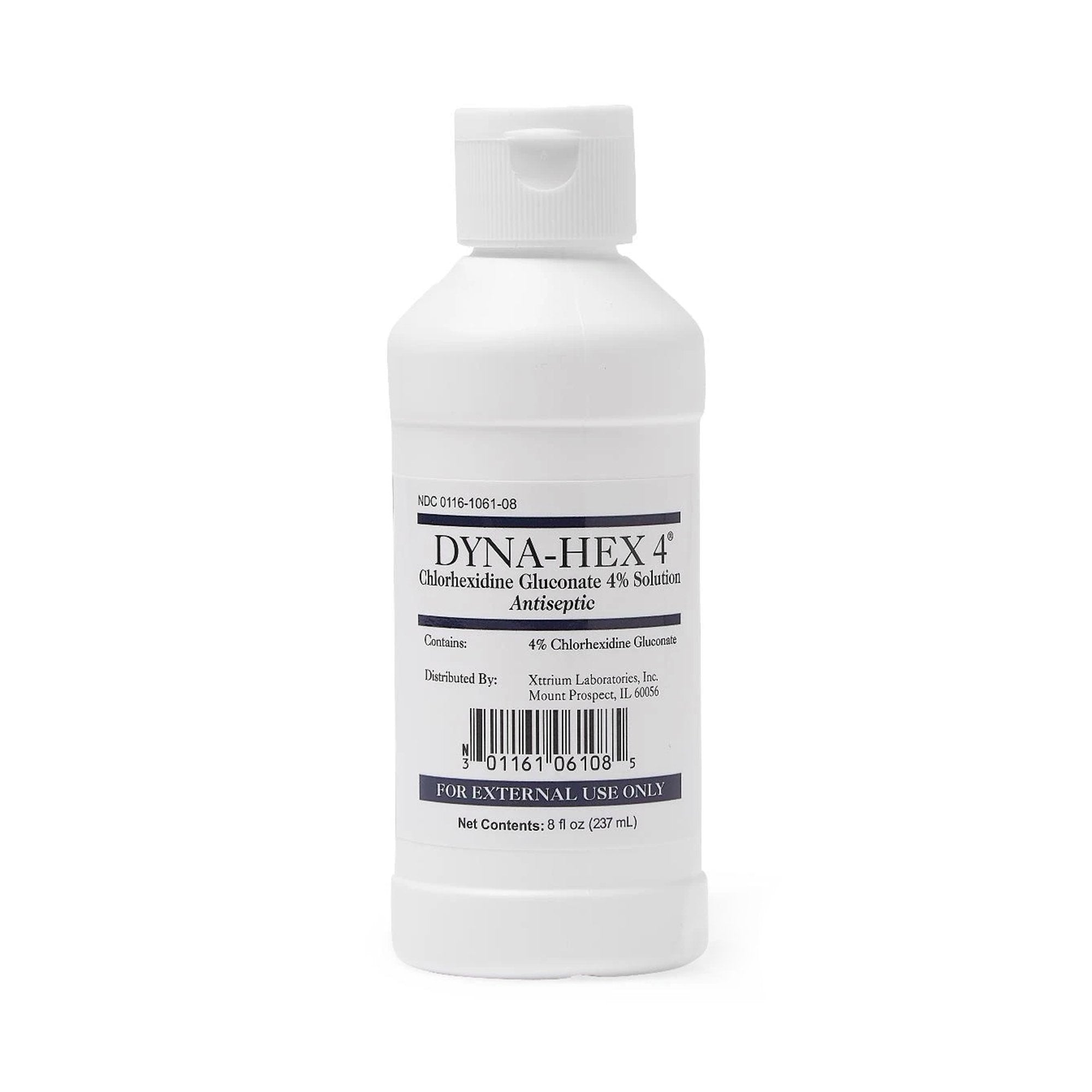 Surgical Scrub Solution Dyna-Hex 4 8 oz. Bottle 4% Strength CHG (Chlorhexidine Gluconate) NonSterile, Packaging Type- Case