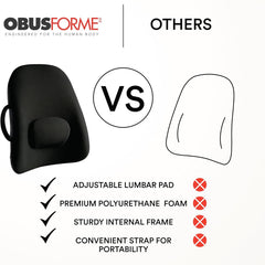 obusforme lowback massager combo