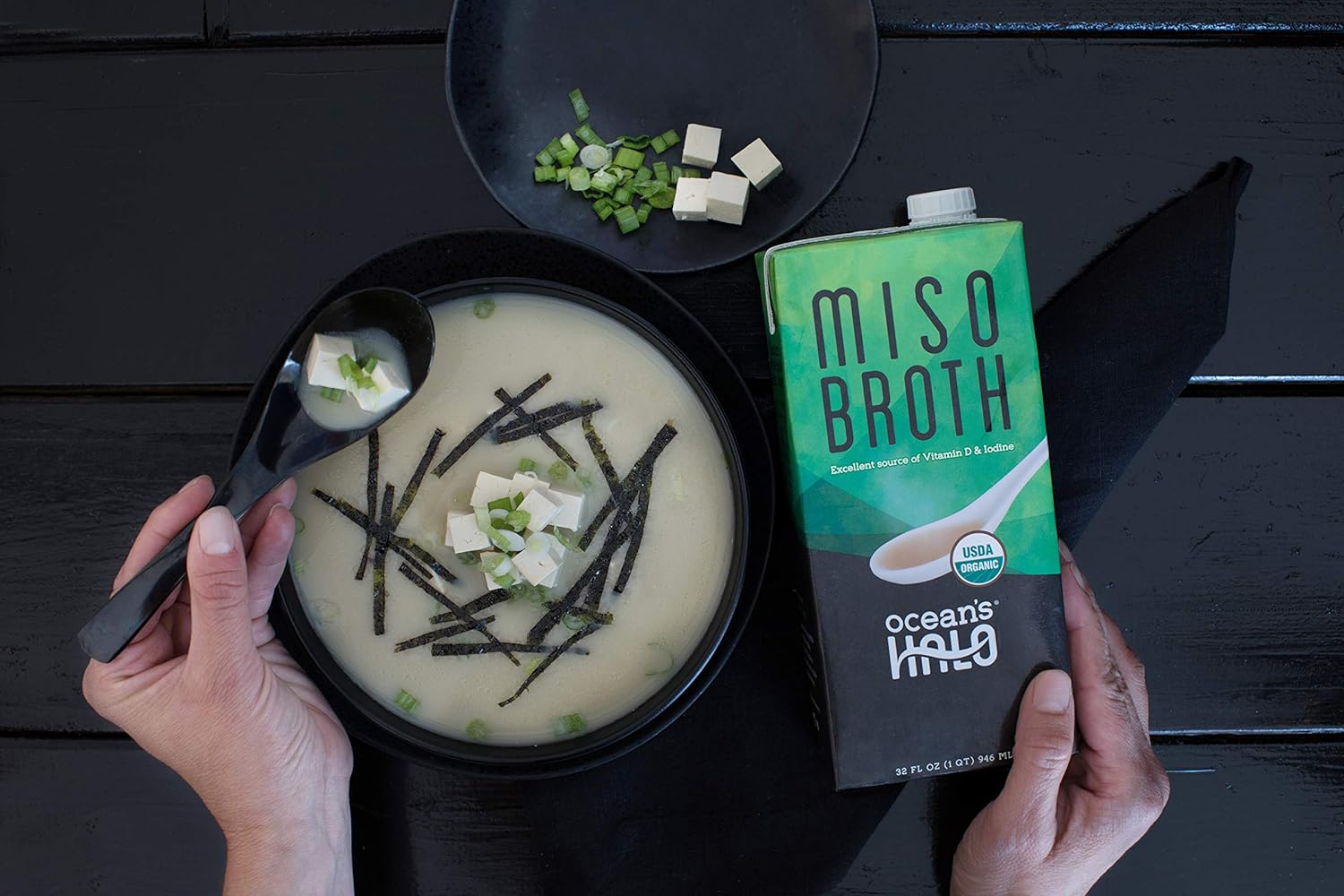 oceans halo broth miso case of 6 32 fz