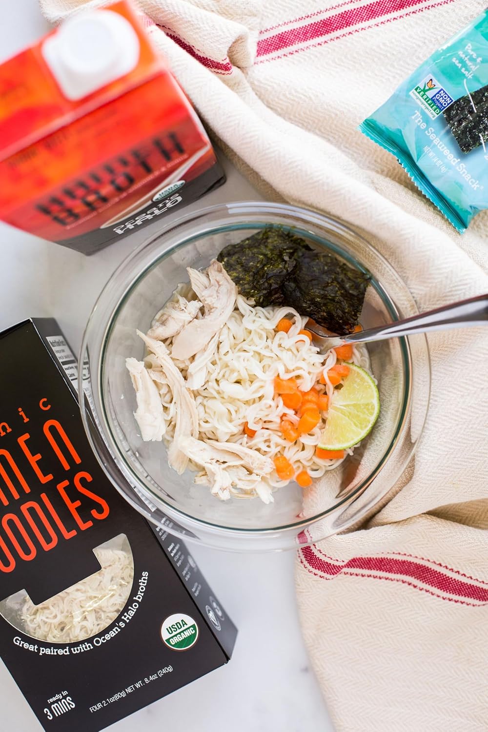 oceans halo broth ramen case of 6 32 fz