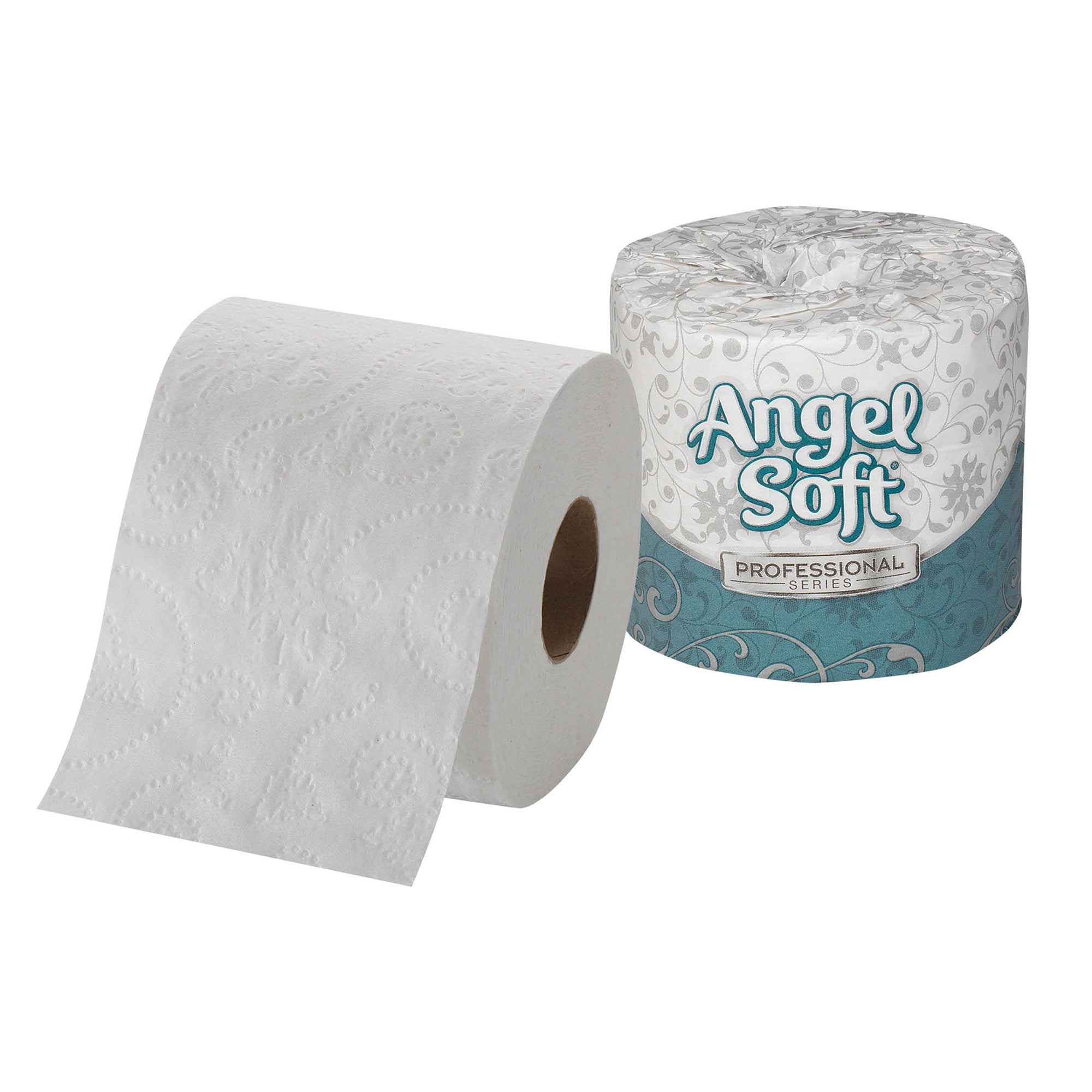 Toilet Tissue Angel Soft Ultra Professional Series White 2-Ply Standard Size Cored Roll 450 Sheets 4 X 4-1/20 Inch, Packaging Type- Case