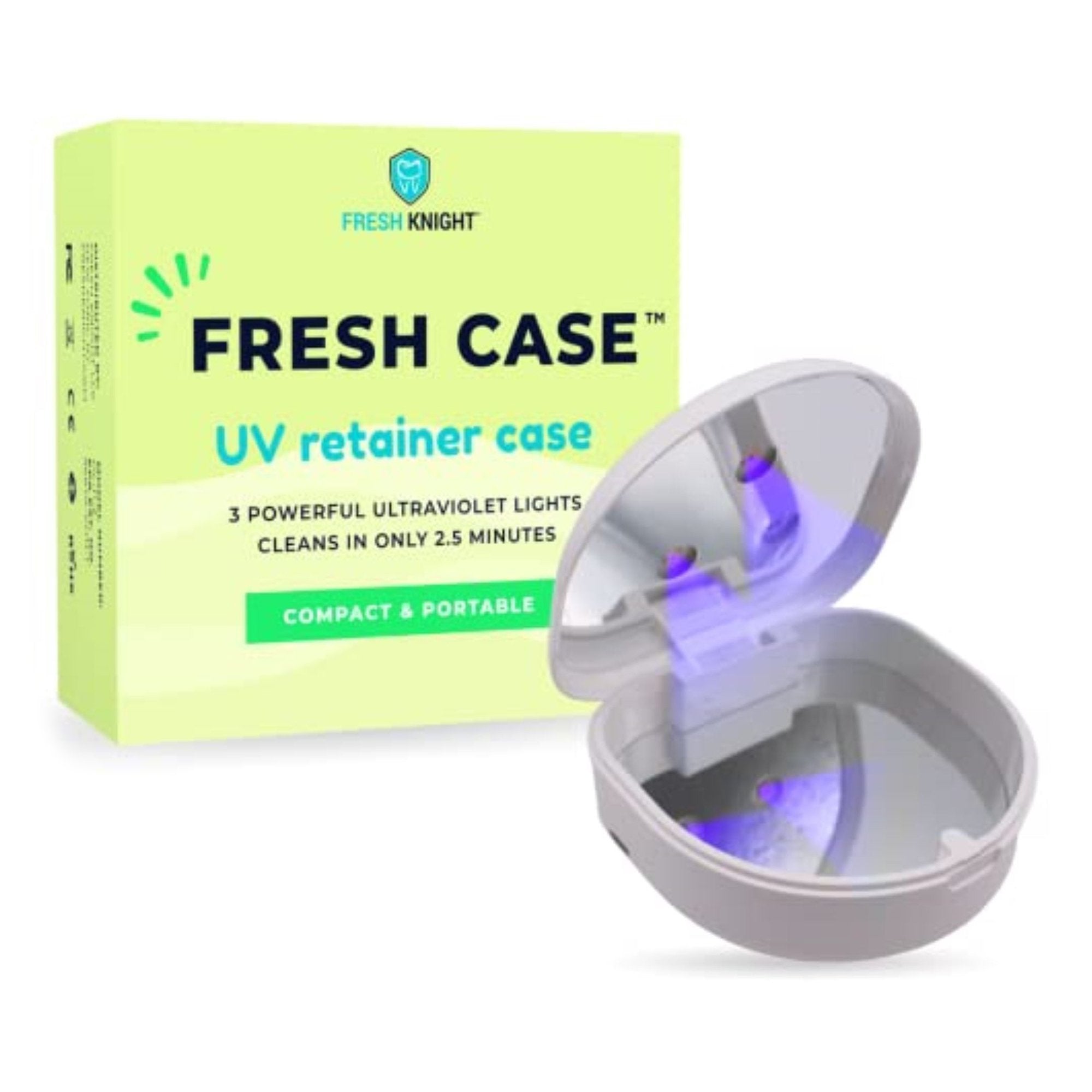 Retainer / Mouth Guard Case Fresh Knight For Retainers, Mouth Guards, Dentures, Packaging Type- Case