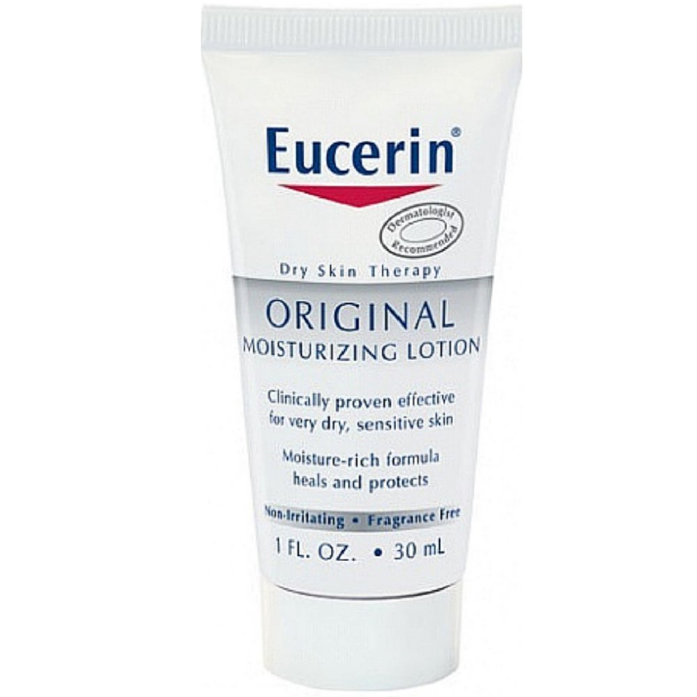 Hand and Body Moisturizer Eucerin Original 1 oz. Tube Unscented Cream, Packaging Type- Case