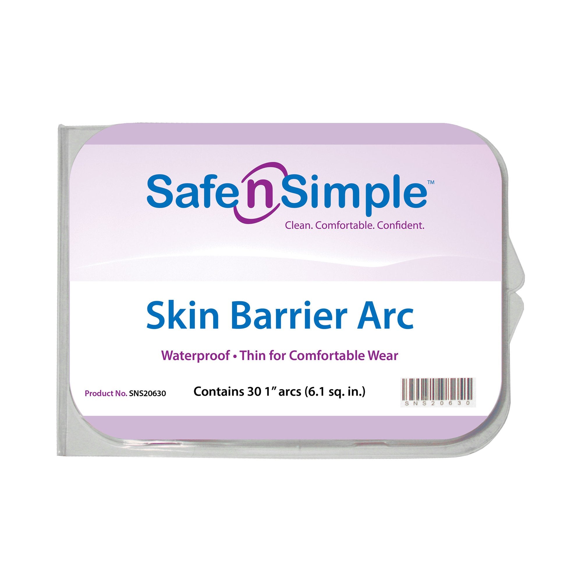 Skin Barrier Arc Safe-n'Simple X-Tra Wide, Packaging Type- Case