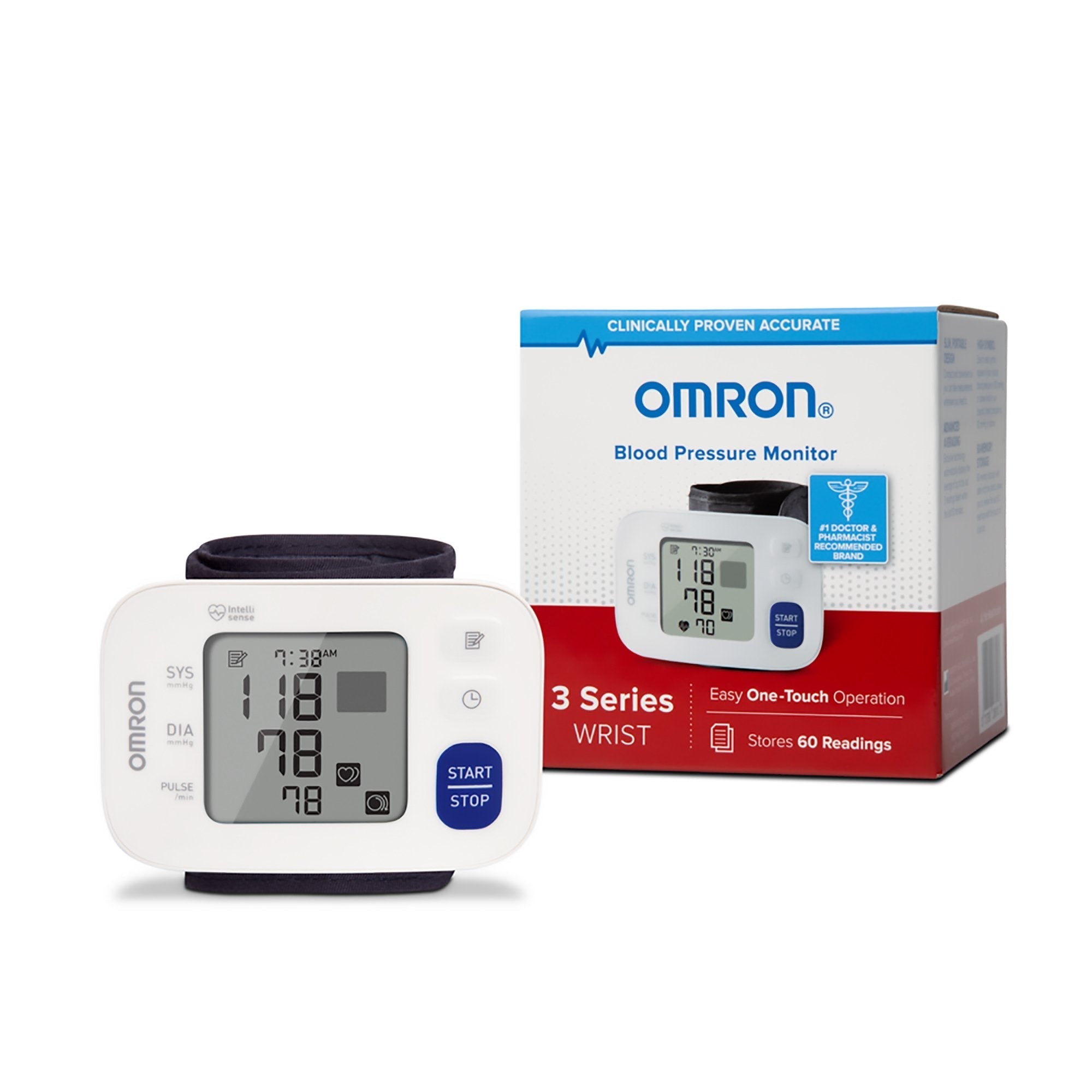 Home Automatic Digital Blood Pressure Monitor Omron3 Series Large Cuff Nylon Cuff 23   40 cm Wrist