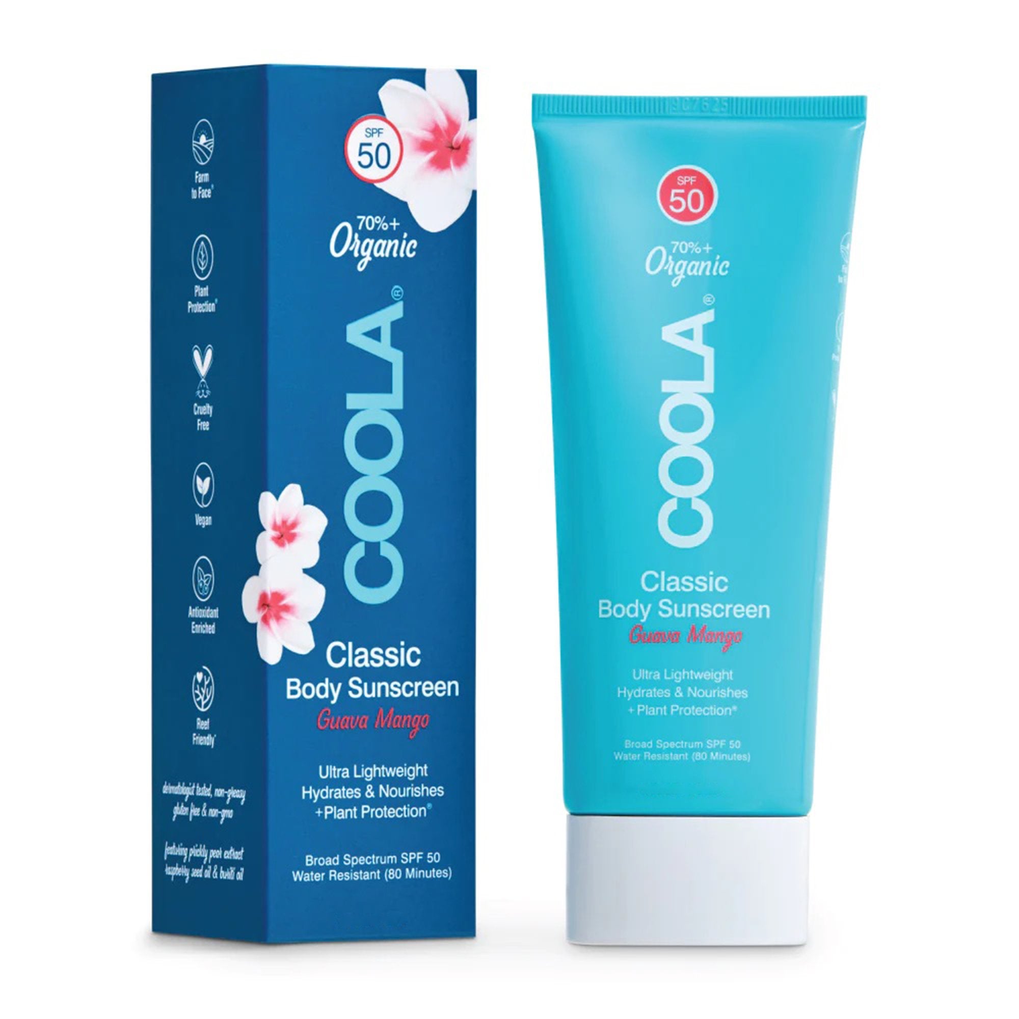 Sunscreen COOLA® Classic Body SPF 50 Lotion 3.4 oz. Tube