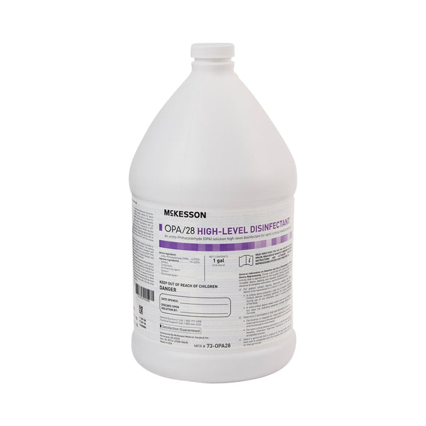 OPA High Level Disinfectant McKesson OPA/28 RTU Liquid 1 gal. Jug Reusable