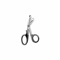 Medicut Shears  Dark Green 7-1/4