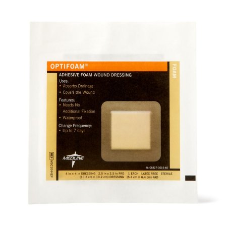 optifoam adhesive with border foam dressing 4 x 4 inch optifoam foam dressing mk768057ea
