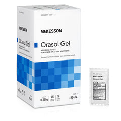 McKesson Oral Pain Relief 20% Benzocaine Gel | 0.75 Gram