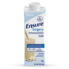 Oral Supplement Ensure Surgery Immunonutrition Shake Vanilla Flavor Liquid 8 oz. Reclosable Carton