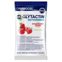 Oral Supplement Glytactin BetterMilk Strawberry Crème Flavor Powder 1.4 oz. Individual Packet