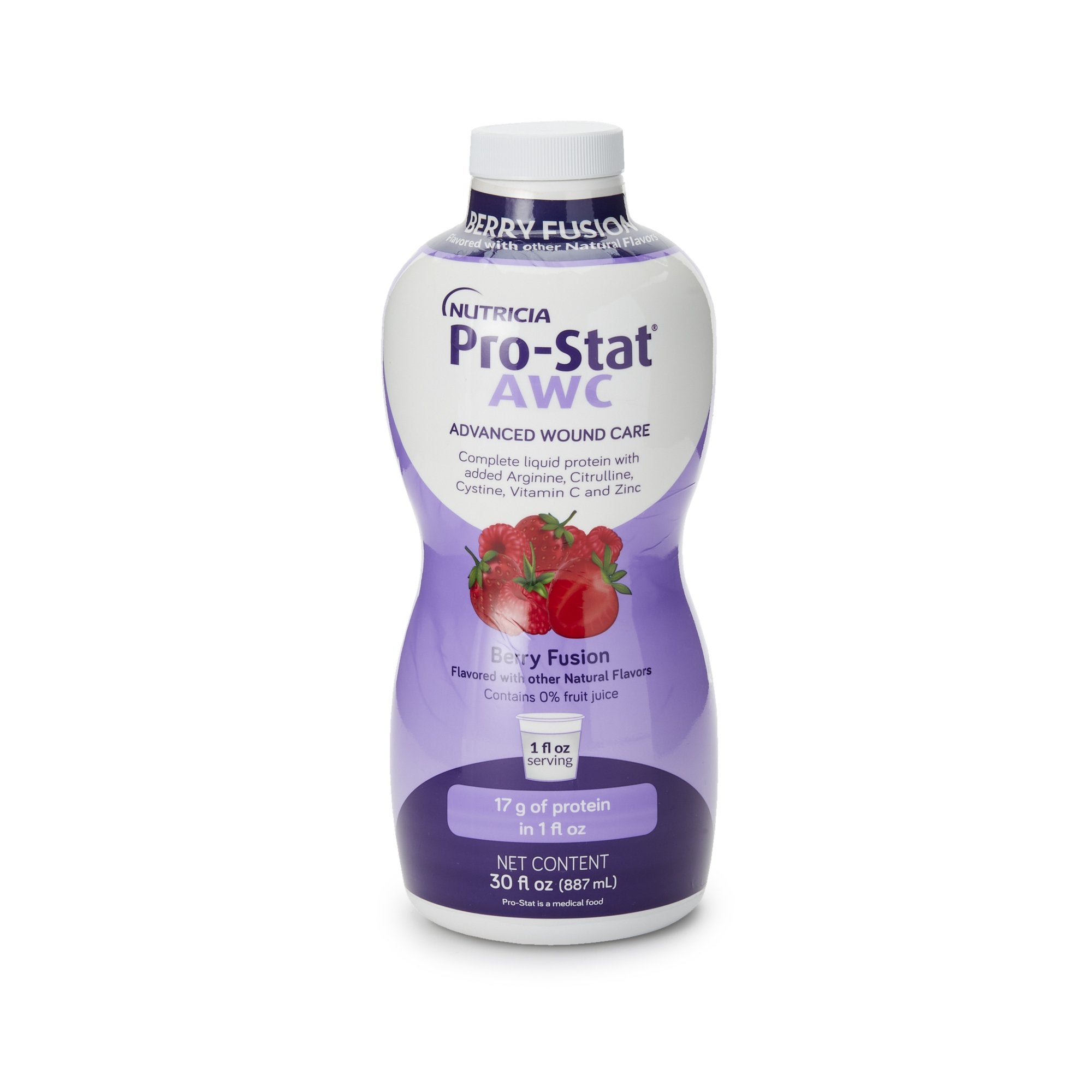 Oral Supplement Pro Stat AWC Berry Fusion Flavor Liquid 30 oz. Bottle