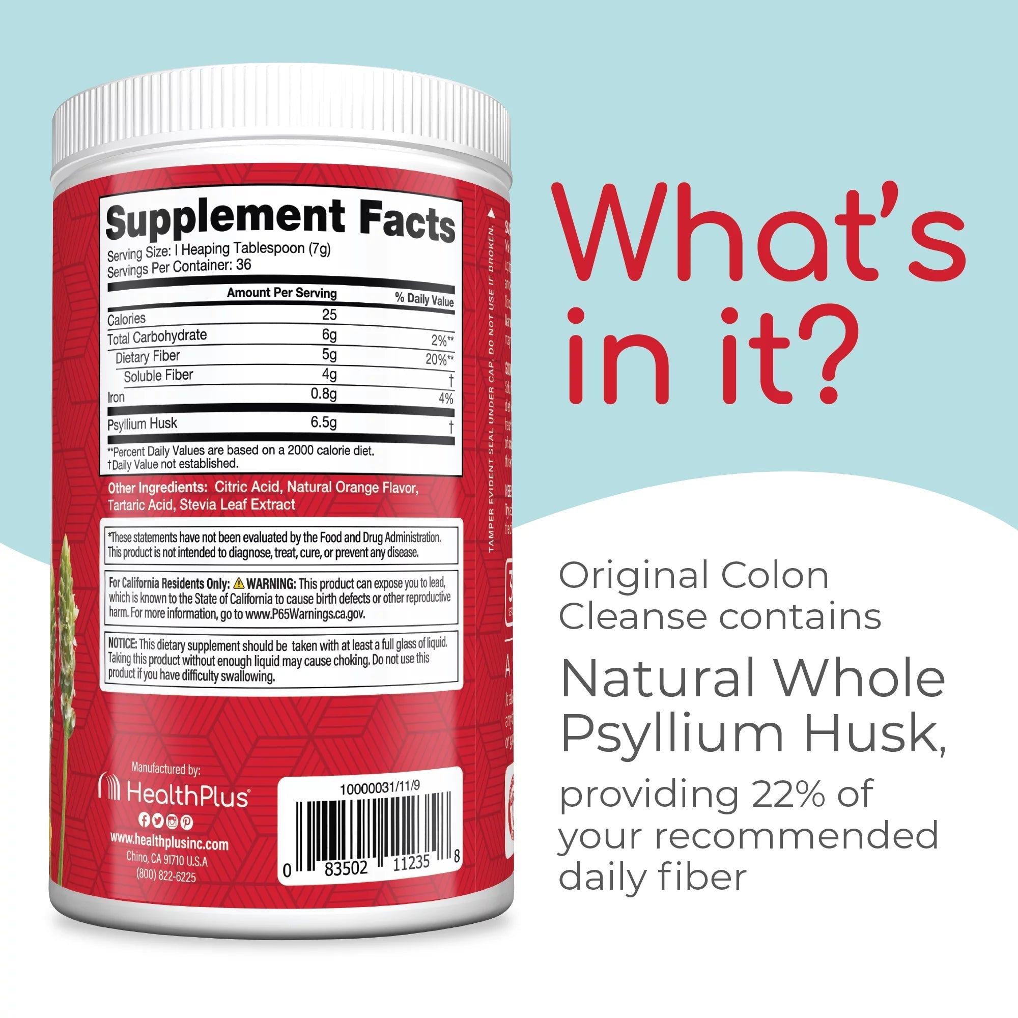 Orange Flavor, 9 Ounces, 36 Servings