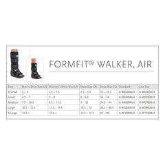 ossur equalizer standard height air walker boot small formfit walker air air walker boot mk624382ea