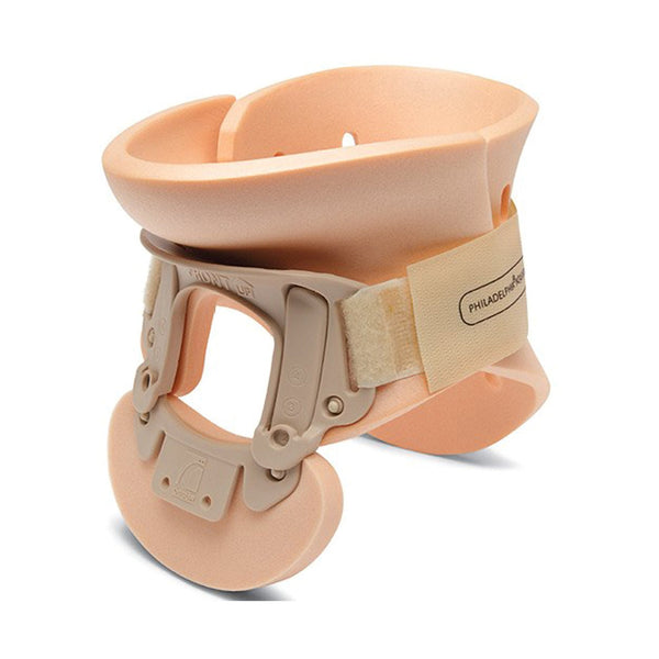 Rigid Cervical Collar Ossur Philadelphia Preformed Adult One Size Fits Most Two Piece / Trachea Opening Adjustable Height 10 to 19 Inch Neck Circumference