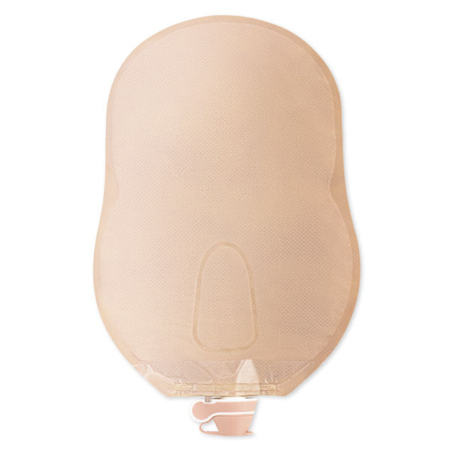 Urostomy Pouch New Image Two-Piece System 9 Inch Length Flat, Trim to Fit Drainable,Packaging Type- Each