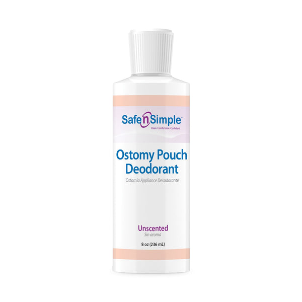 Ostomy Appliance Deodorant Safe n Simple 8 oz. Bottle