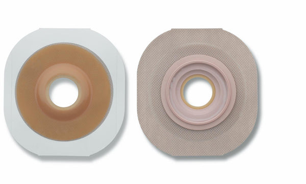 Ostomy Barrier New Image Flextend Precut, Extended Wear Adhesive Tape 70 mm Flange Blue Code System 2 Inch Opening