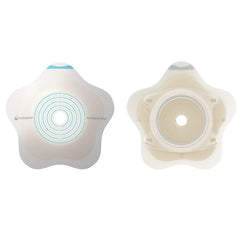 Ostomy Barrier SenSura Mio Convex Flip Trim to Fit, Extended Wear Elastic Adhesive 50 mm Flange Red Code System 3/8 to 1 3/4 Inch Opening