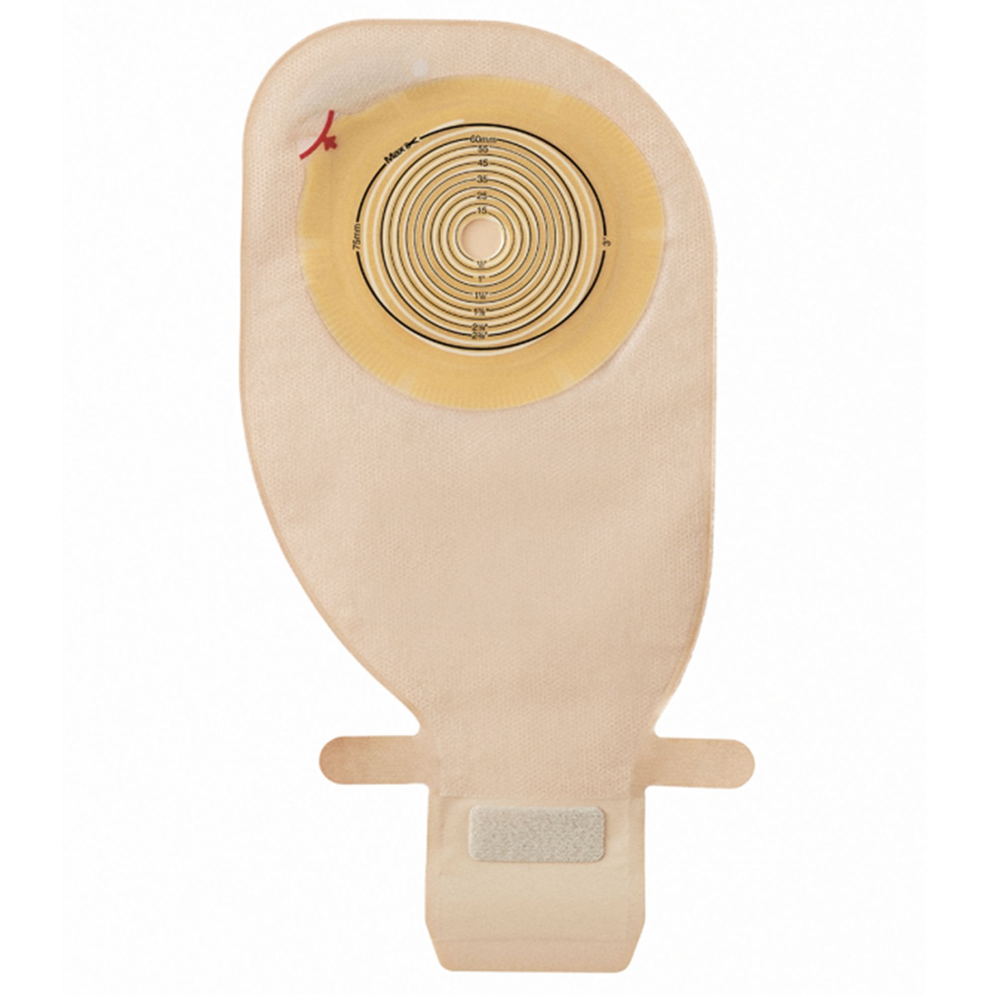 Ostomy Pouch Assura Inspire Soft Seal One Piece System 11 1/4 Inch Length Convex, Trim to Fit 12 to 75 mm Stoma Drainable