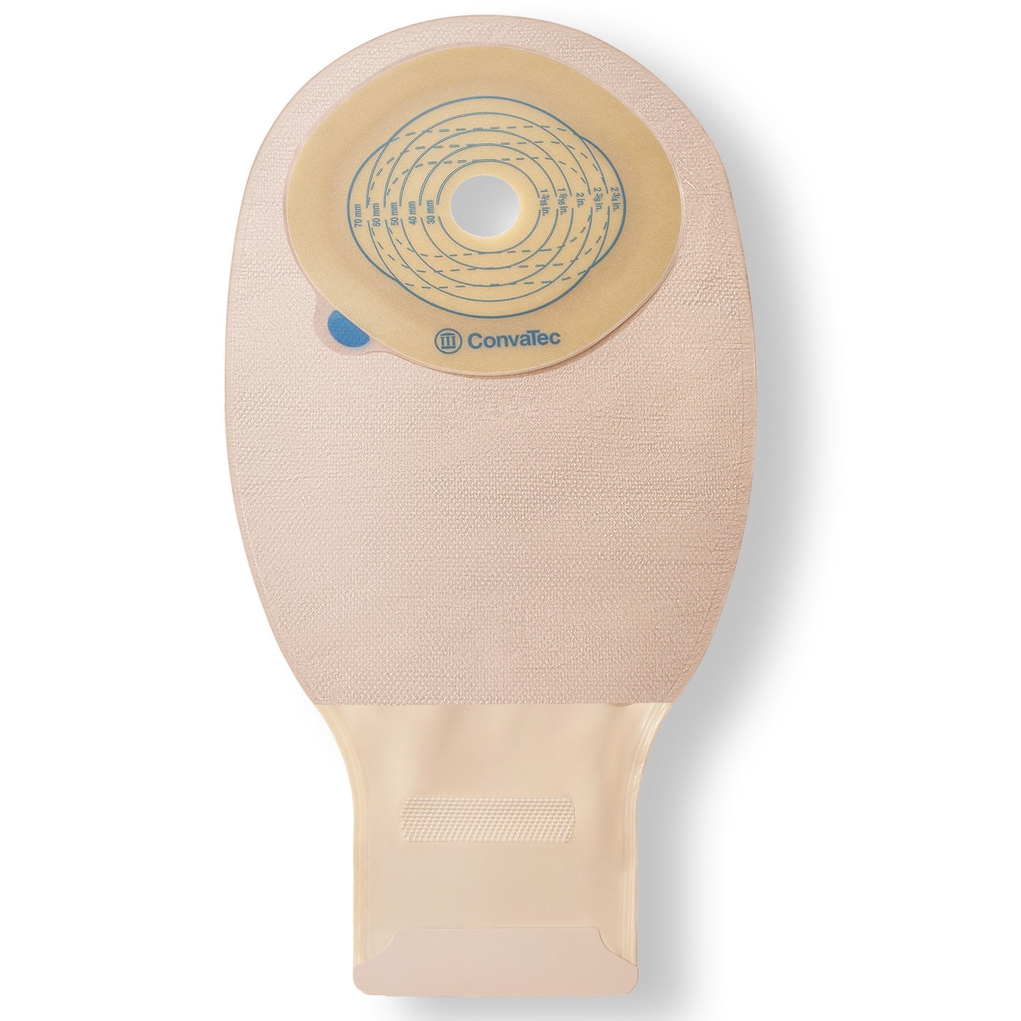 Ostomy Pouch Esteem+ One Piece System 12 Inch Length Trim to Fit 13/16 to 2 3/4 Inch Stoma Drainable