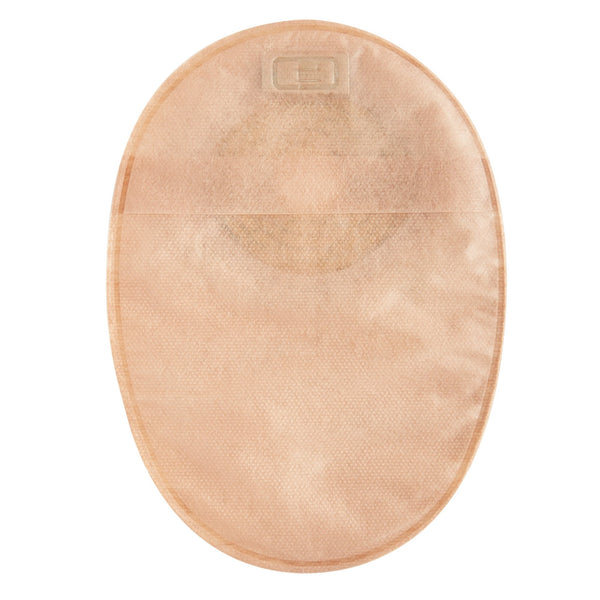 Ostomy Pouch Esteem+ One Piece System 8 Inch Length Flat, Trim to Fit 2 Inch Stoma Closed End