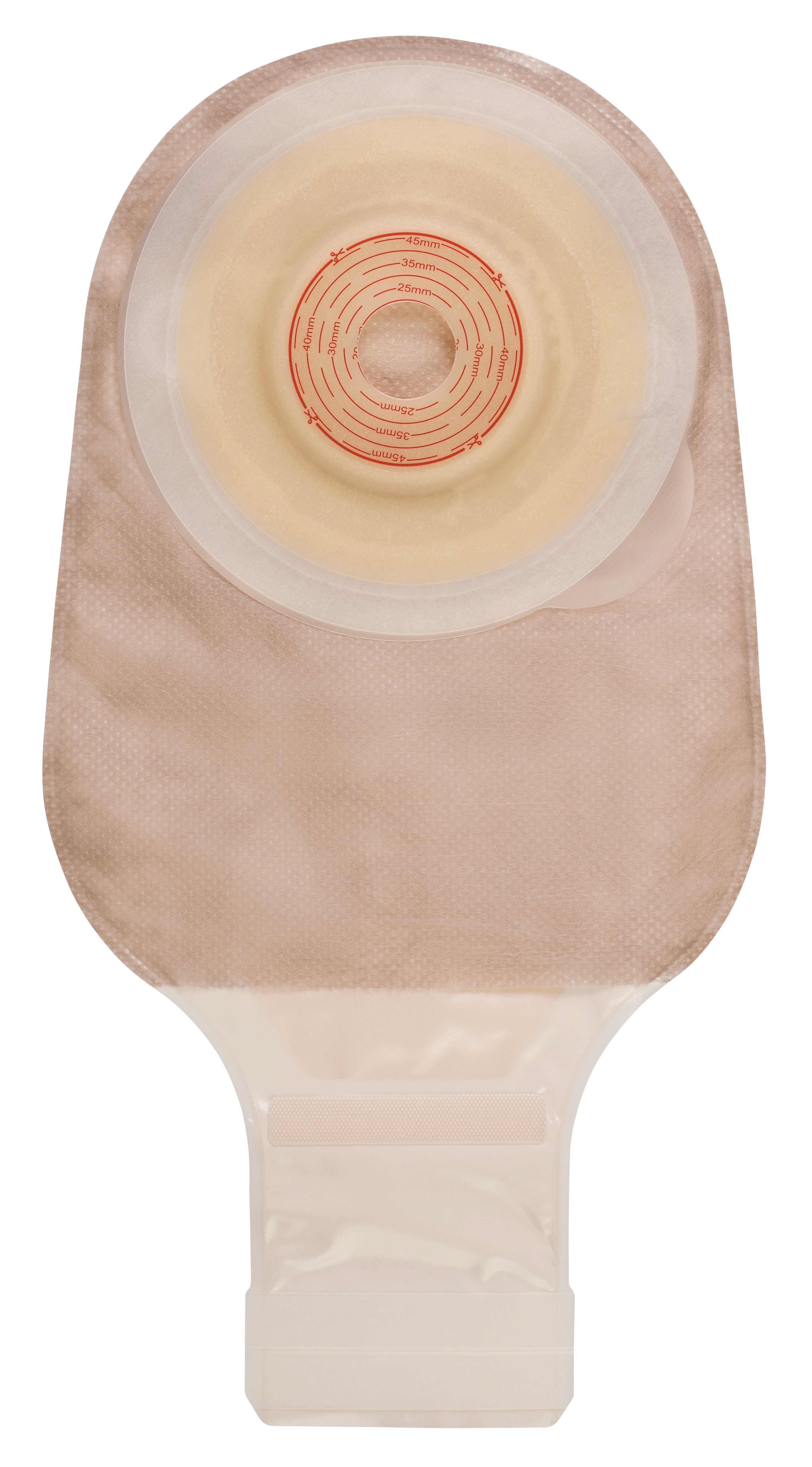 Ostomy Pouch Esteem+ One Piece System Soft Convex V2, Trim to Fit 3/5 to 1 3/5 Inch Stoma Drainable