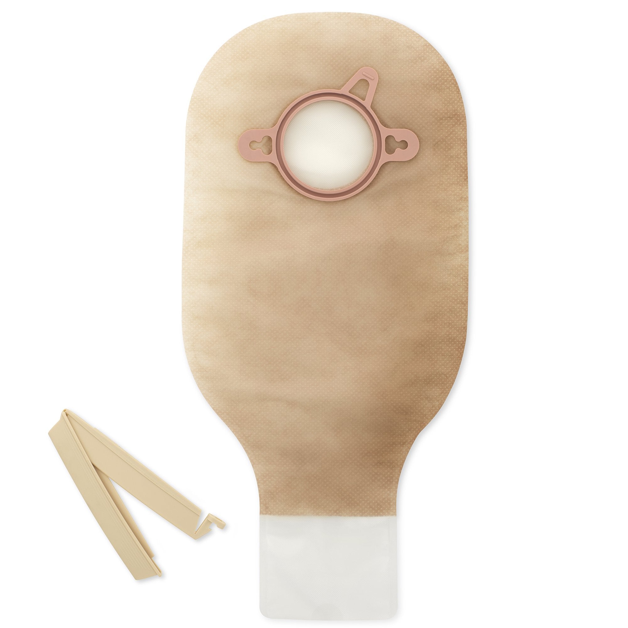 Ostomy Pouch New Image Two Piece System 12 Inch Length 1 3/4 Inch Stoma Drainable