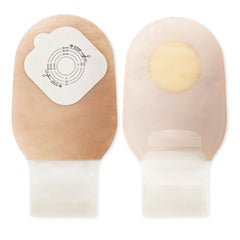 Ostomy Pouch Pouchkins One Piece System 6 1/2 Inch Length Trim To Fit 38 mm Stoma Drainable