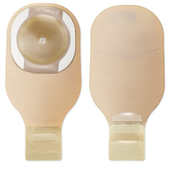 Ostomy Pouch Premier One Piece System 12 Inch Length Flat, Pre Cut 1 9/16 Inch Stoma Drainable