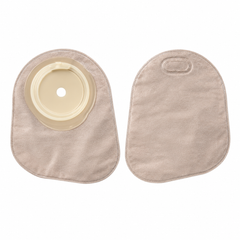 Ostomy Pouch Premier One-Piece System 7 Inch Length Flat, Pre-Cut 1-3/16 Inch Stoma Closed End | 30/Box