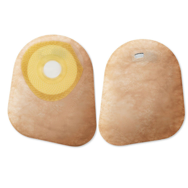 Ostomy Pouch Premier One Piece System 7 Inch Length Flat, Trim To Fit 5/8 to 2 1/8 Inch Stoma Closed End