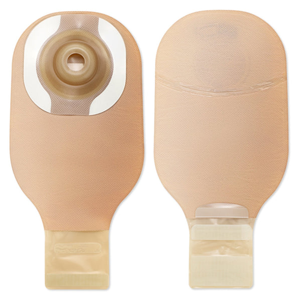 Ostomy Pouch Premier One Piece System 12 Inch Length Soft Convex, Pre Cut 1 1/8 Inch Stoma Drainable