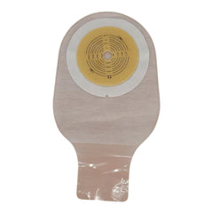 Ostomy Pouch Safe n Simple One Piece System 12 Inch Length Flat, Trim to Fit 2 1/2 Inch Stoma Drainable