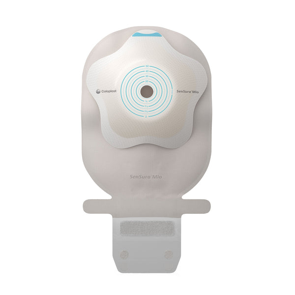 Ostomy Pouch SenSura Mio Concave One Piece System 11 Inch Length, Maxi Convex, Trim to Fit 3/8 to 2 Inch Stoma Drainable