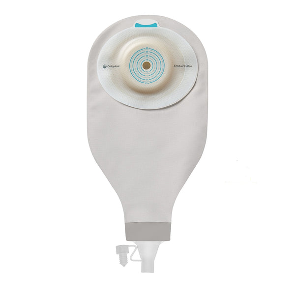 Ostomy Pouch SenSura Mio High Output One Piece System Convex Light, Trim to Fit 10 to 43 mm Stoma Drainable