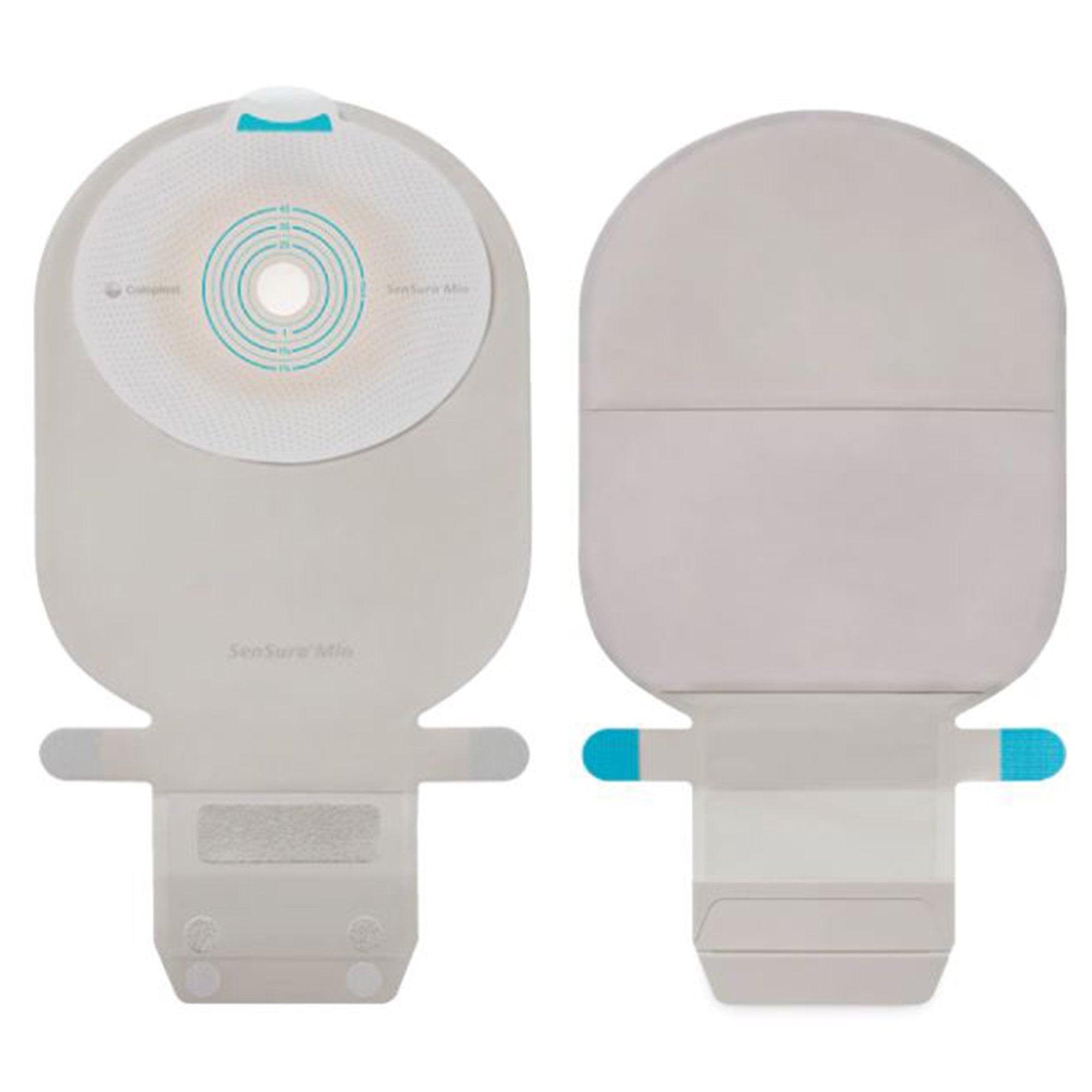 Ostomy Pouch SenSura Mio One Piece System 11 Inch Length, Maxi Flat, Pre Cut 1 Inch Stoma Drainable