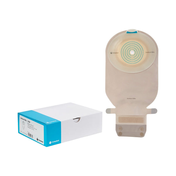 Ostomy Pouch SenSura Mio One Piece System 11 Inch Length, Maxi Flat, Trim to Fit 3/8 to 2 1/8 Inch Stoma Drainable