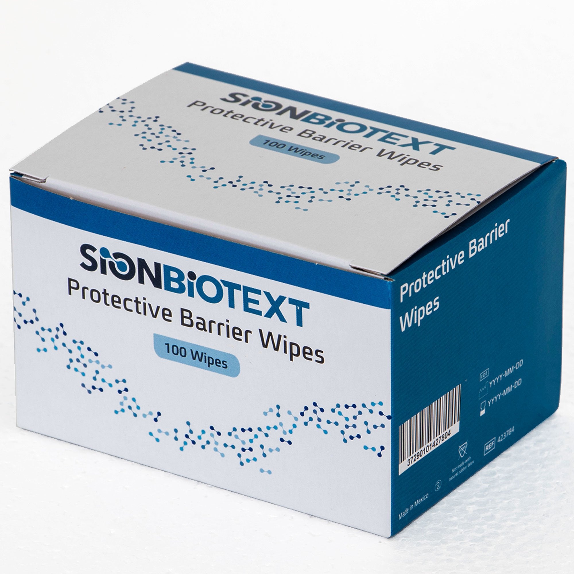 Skin Barrier Wipe SionBiotext Isopropyl Alcohol, Water, SD Ethanol -40, Vinyl Caprolactam/VP/Dimethylaminoethyl Methacrylate Copolymer Individual Packet NonSterile, Packaging Type- Box