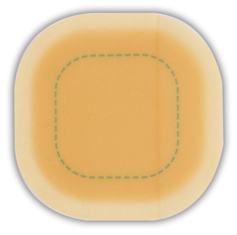 Hydrocolloid Dressing DuoDERM Signal CGF Foam Backing 8 X 8 Inch Square Hydrocolloid