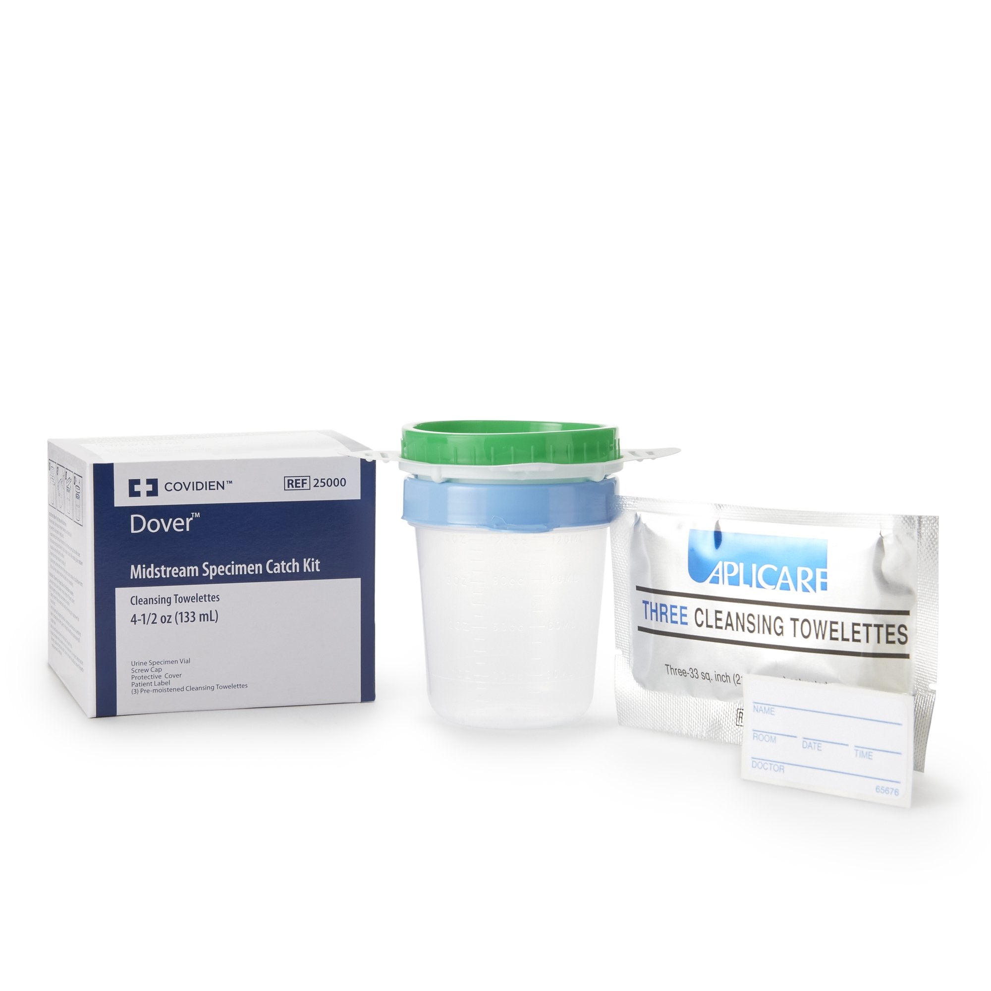 Urine Specimen Collection Kit Dover 25000 4.5 oz. Specimen Collection Container Sterile, Packaging Type- Case