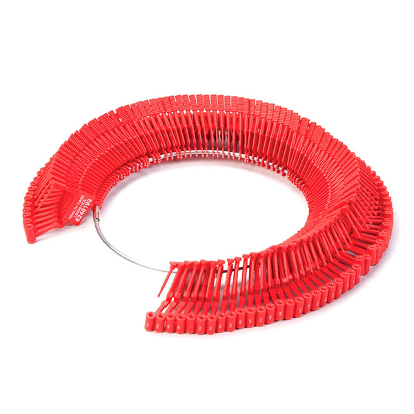 Padlock Seal Health Care Logistics Numbered Red Plastic 1 1/2 X 1 7/8 Inch