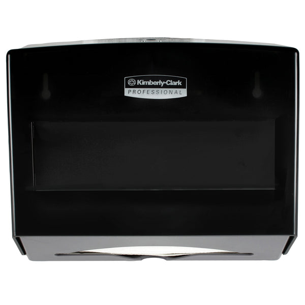 Paper Towel Dispenser K C PROFESSIONAL SCOTTFOLD Smoke Plastic Manual Pull Wall Mount