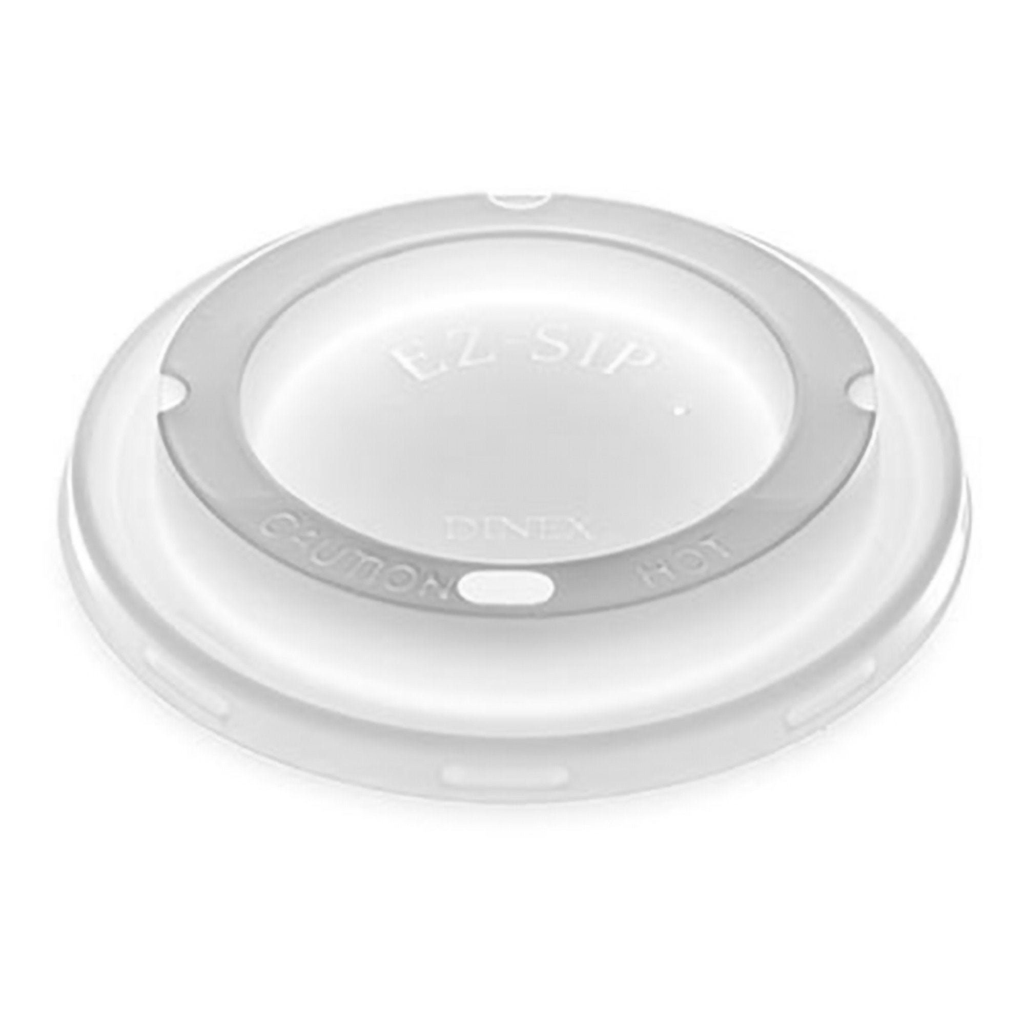 Drinking Mug Lid Dinex White Disposable