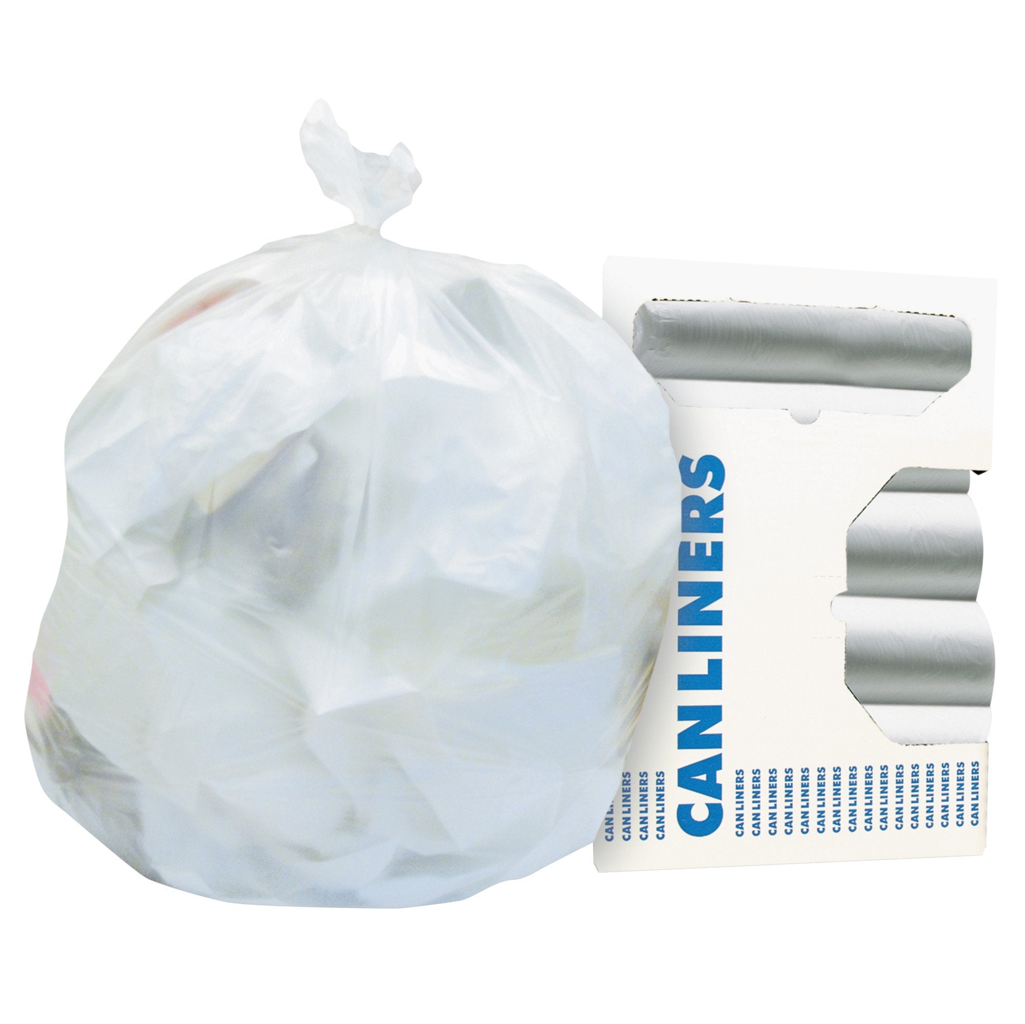 Trash Bag Heritage 10 gal. Natural HDPE 8 Mic. 24 X 24 Inch Star Seal Bottom Coreless Roll, Packaging Type- Case