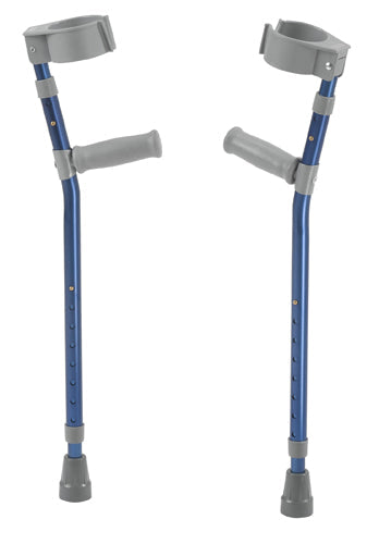 pediatric forearm crutchespr knight blue 44 55 ht
