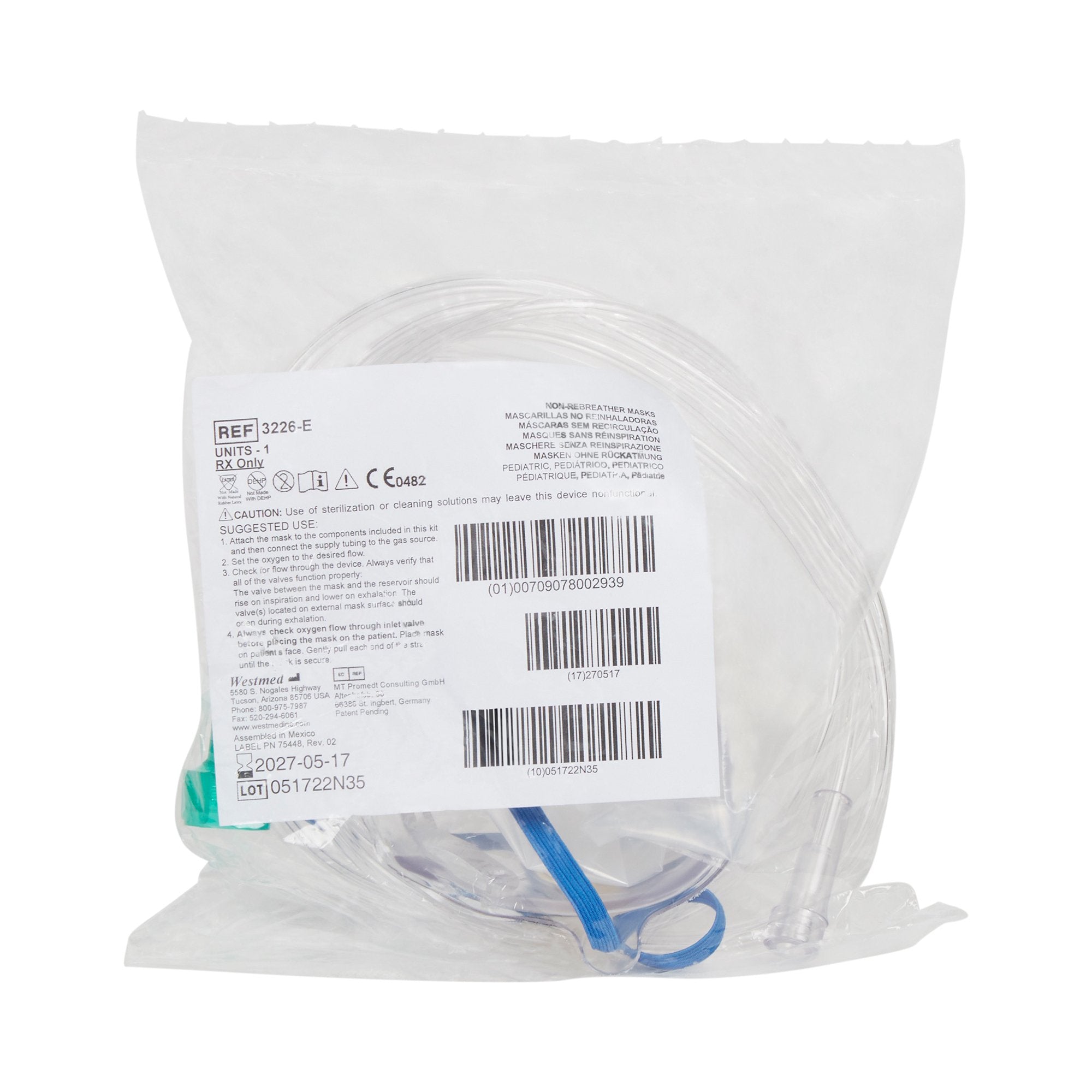 Non Rebreather Oxygen Mask
