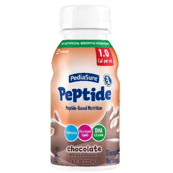 Pediatric Oral Supplement PediaSure Peptide 1.0 Cal Chocolate Flavor 8 oz. Bottle Liquid Peptide Malabsorption / Maldigestion
