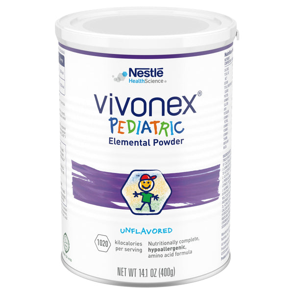 Pediatric Oral Supplement Vivonex Pediatric Unflavored 400 Gram Can Powder Amino Acid